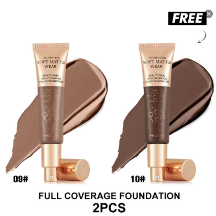 Phofay Full Coverage Liquid Foundation Set
