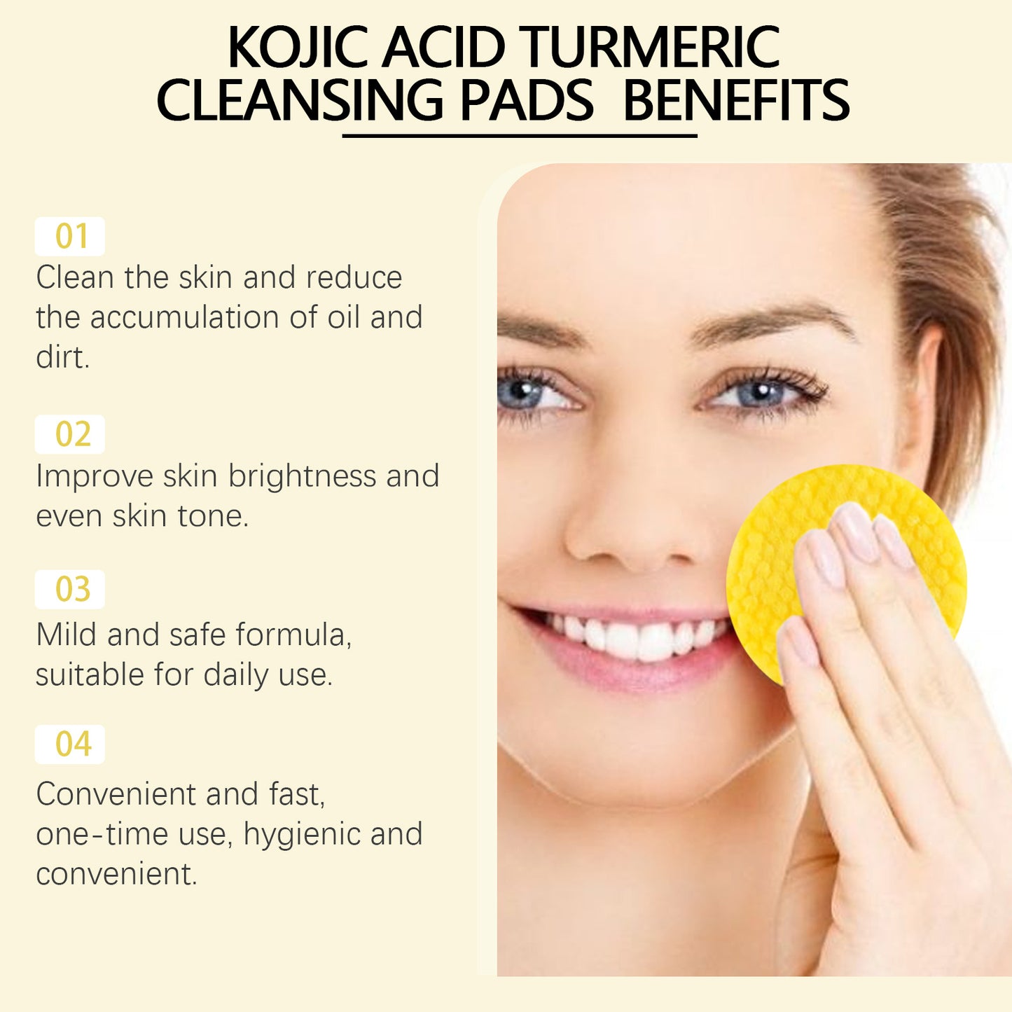 Hoygi Turmeric Acid Cleansing Pad