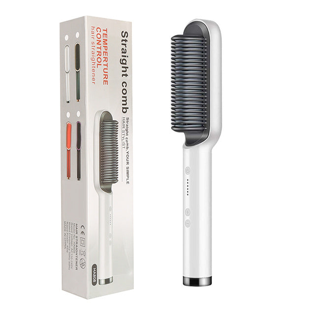 New 2 In 1 Hair Straightener Brush