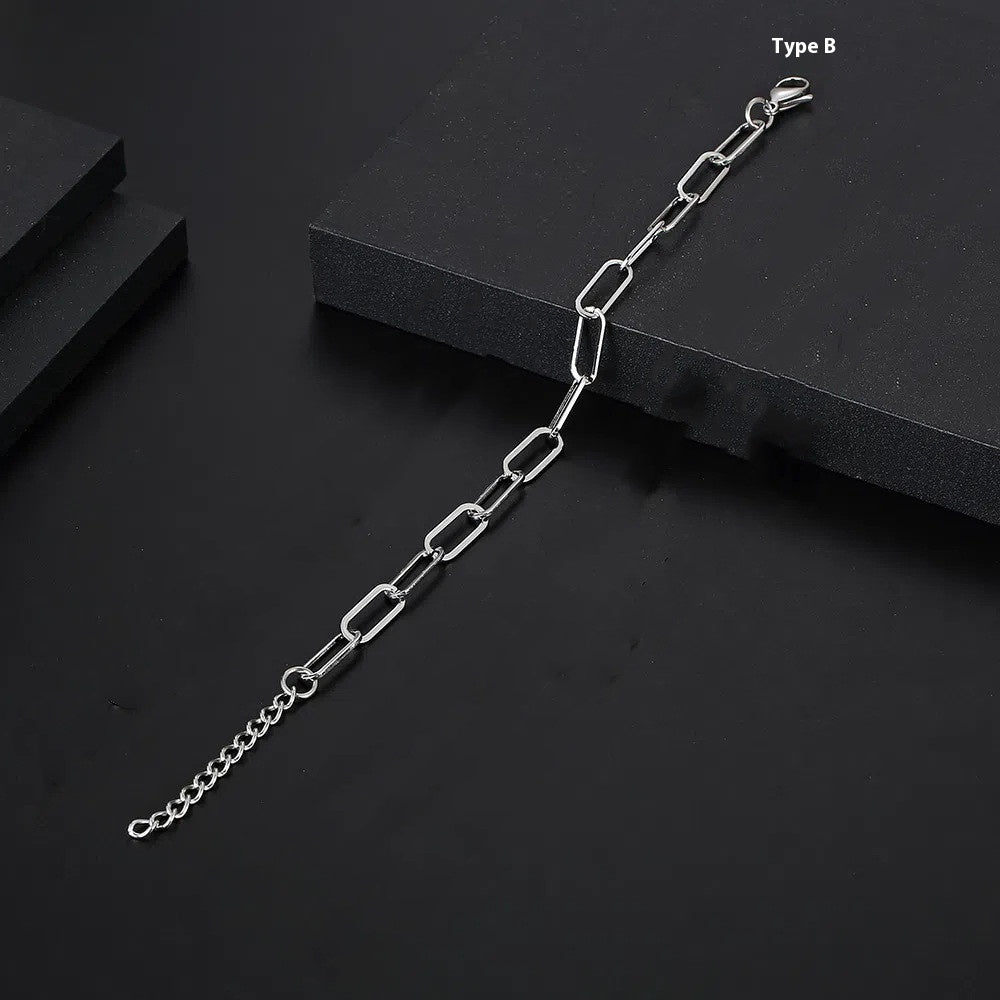 Men's Stainless Steel Chain Bracelet