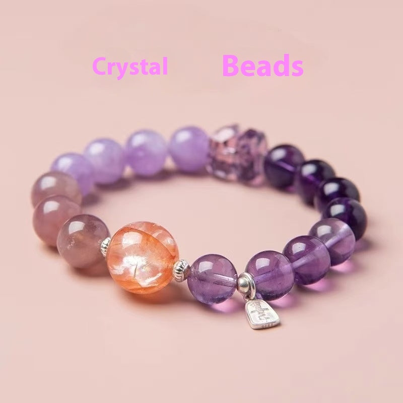 Amethyst Purple Fire Bracelet