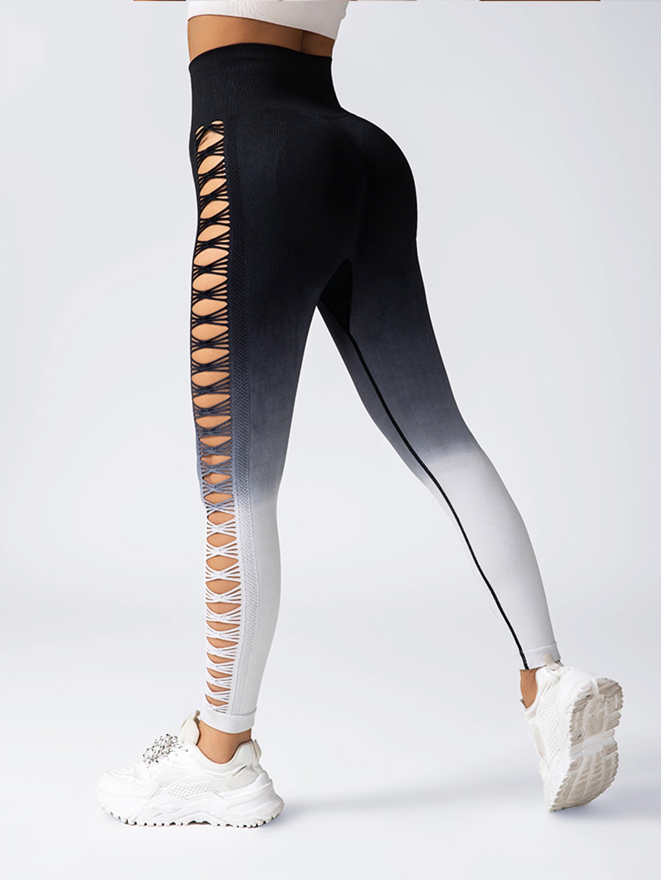4 Pack Cut Out  High-waist Yoga Pants