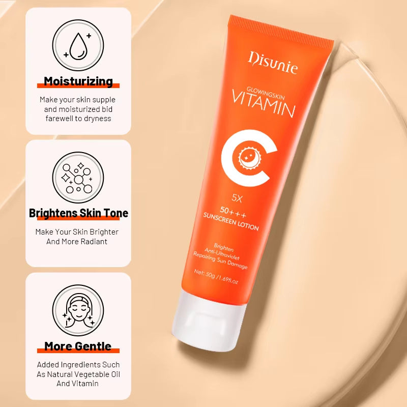Korean SPF 50 Vitamin C Collagen Moisturizer