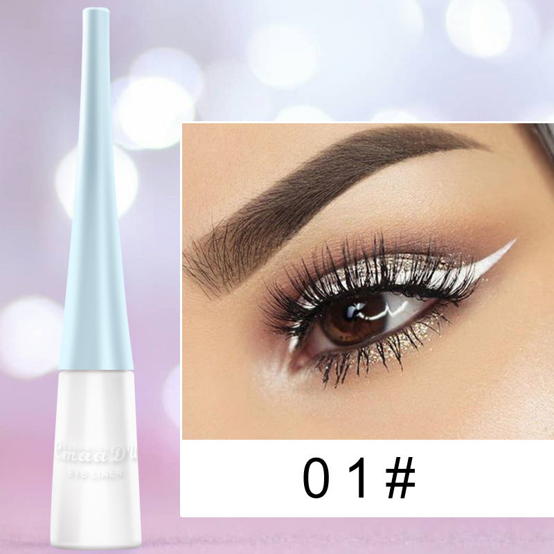 Quick-Drying Color Matte Glitter Eyeliner