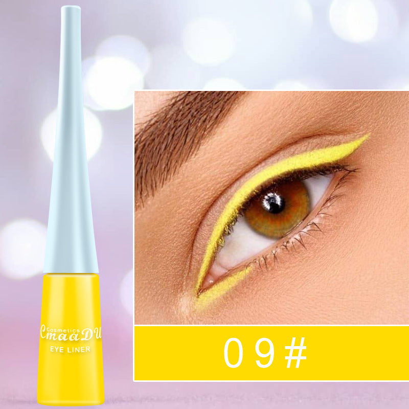 Quick-Drying Color Matte Glitter Eyeliner