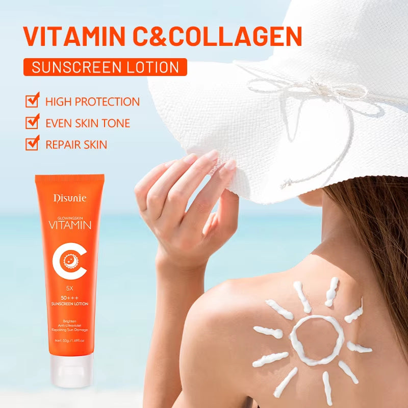Korean SPF 50 Vitamin C Collagen Moisturizer