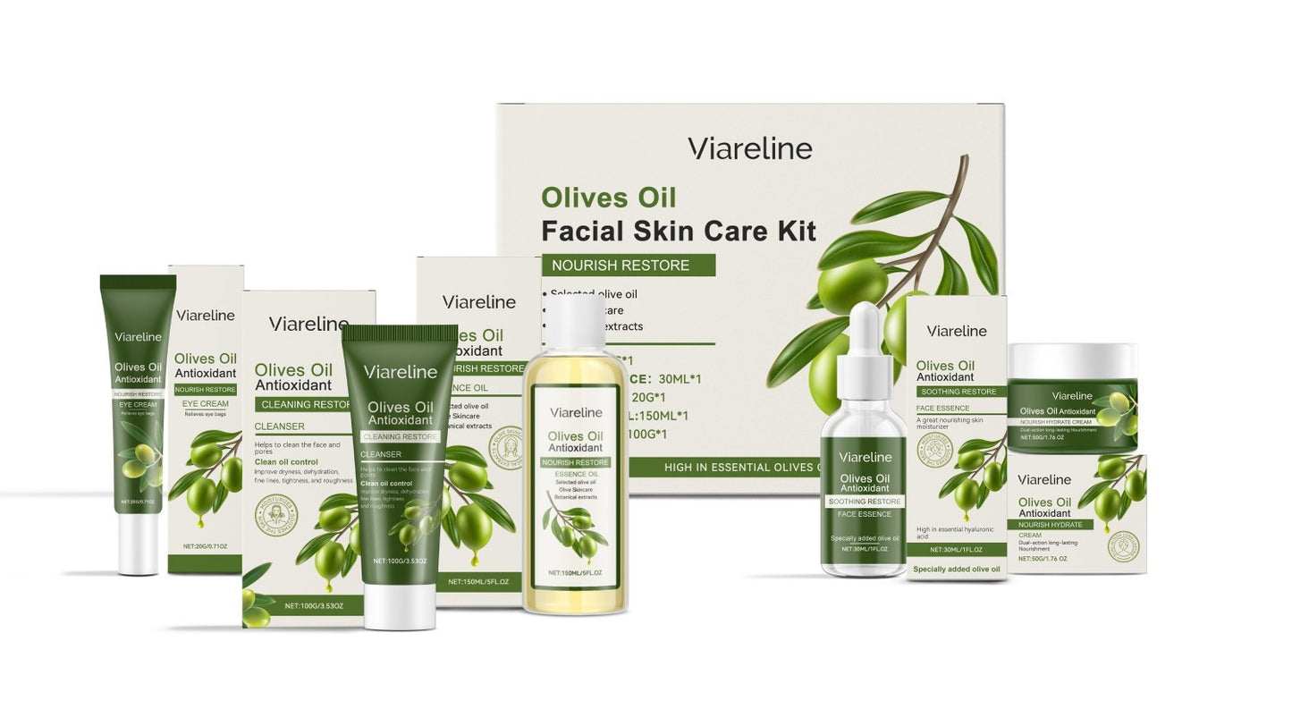 Viareline Olive Oil Facial Skincare Set