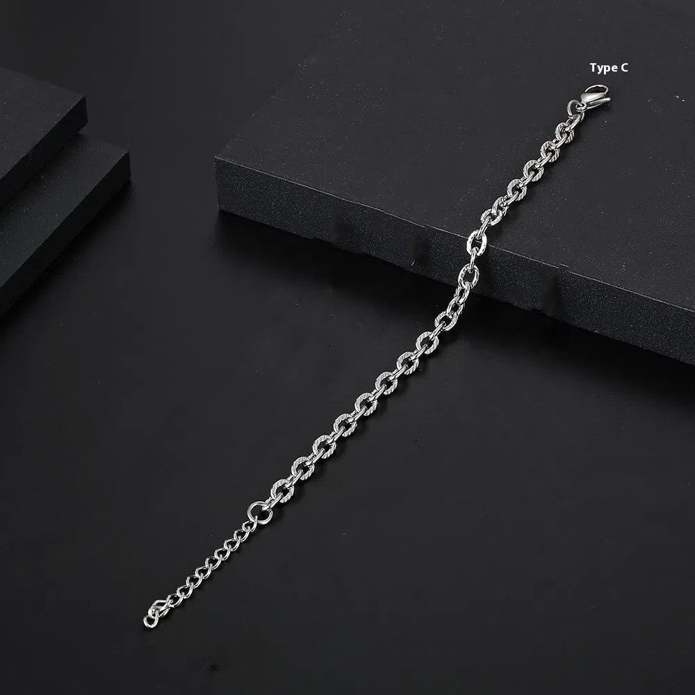 Men's Stainless Steel Chain Bracelet