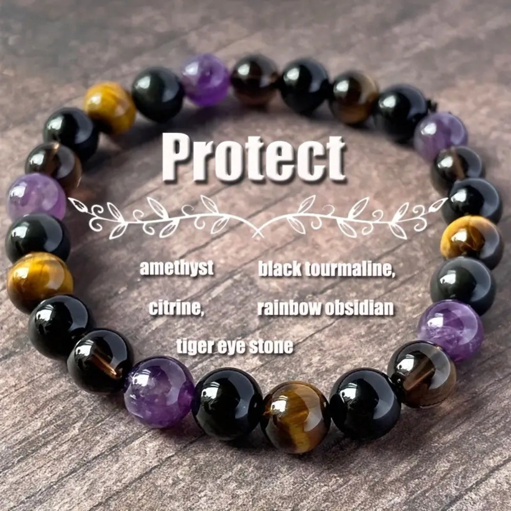 Unisex Tiger Eye Protection Bracelet