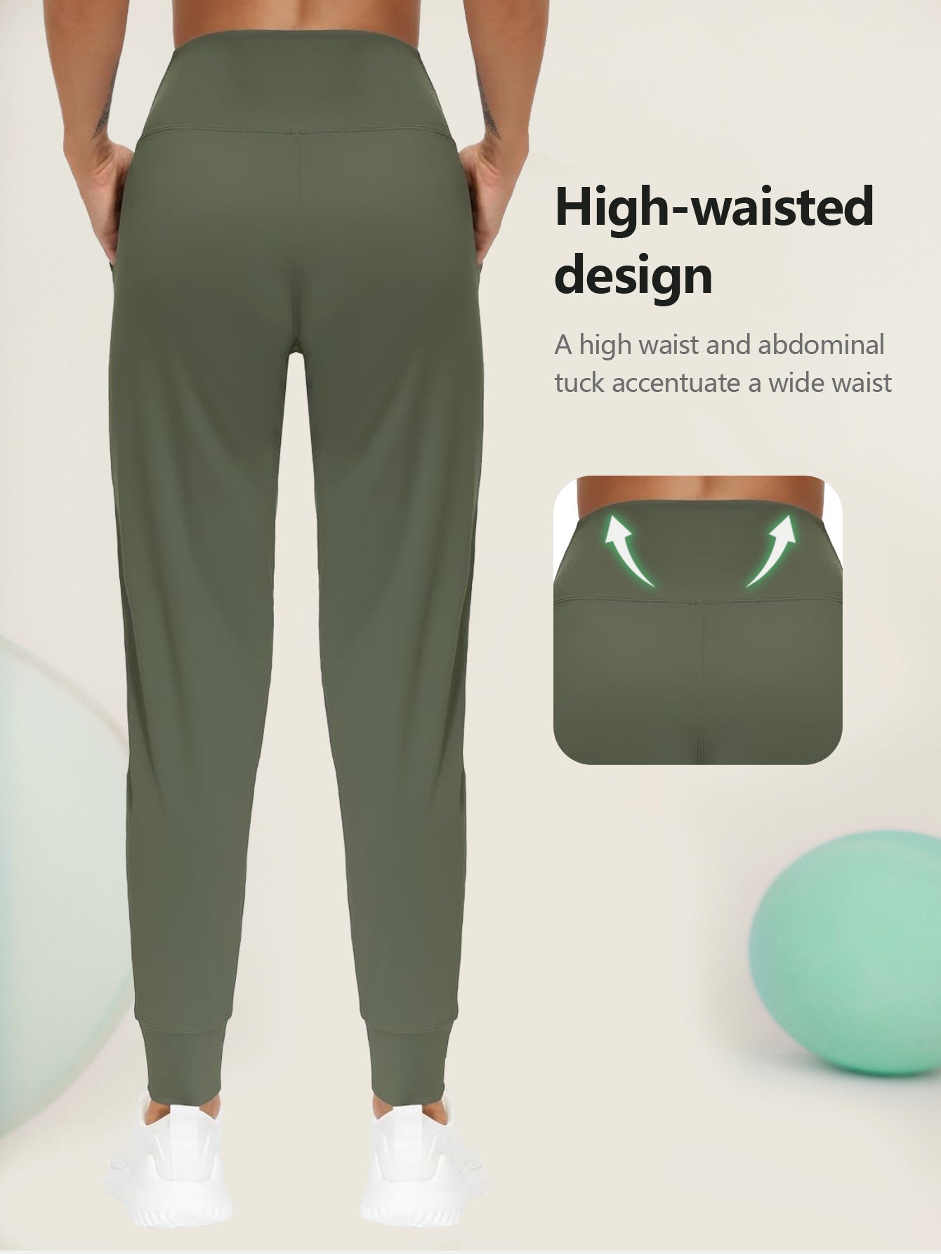 High Waist Yoga Pants With Pockets