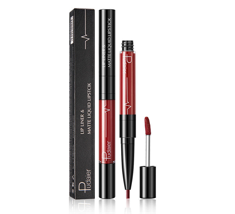 Matte 2 in 1  Lip Gloss Lip Liner