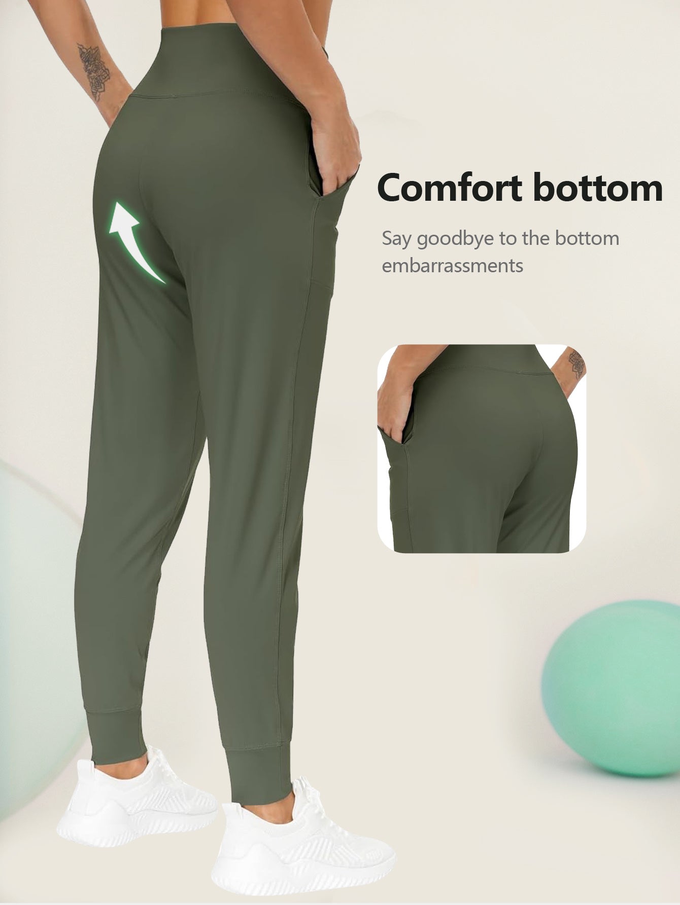 High Waist Yoga Pants With Pockets