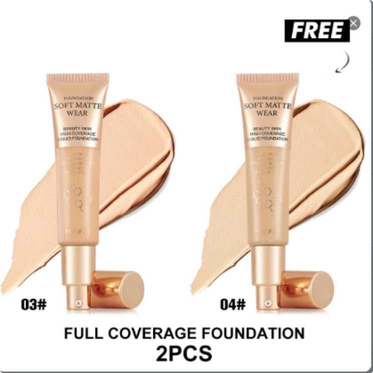 Phofay Full Coverage Liquid Foundation Set