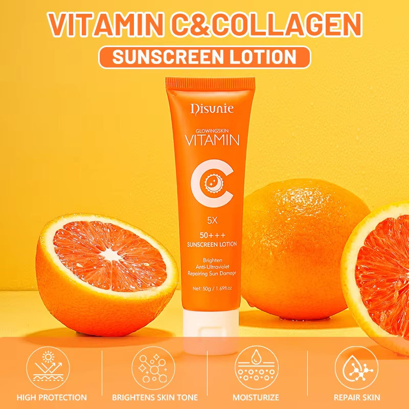 Korean SPF 50 Vitamin C Collagen Moisturizer