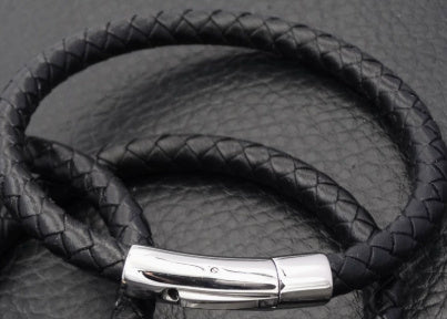 Woven Leather String Men's Bracelet