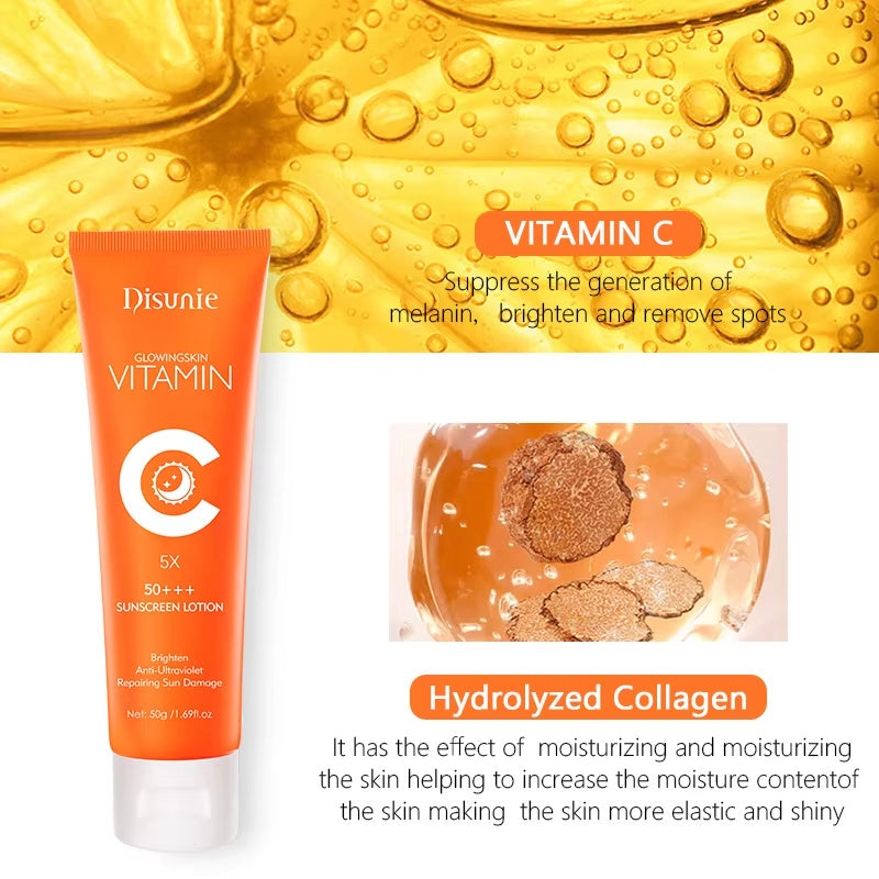 Korean SPF 50 Vitamin C Collagen Moisturizer