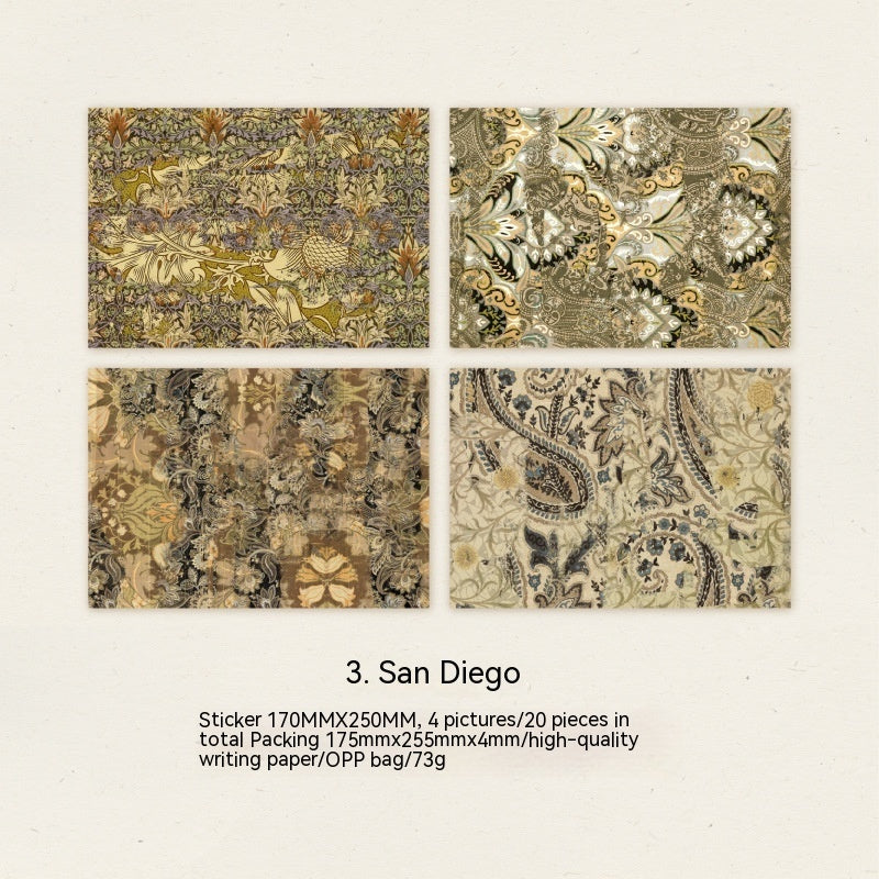 Retro Artistic Background  Paper