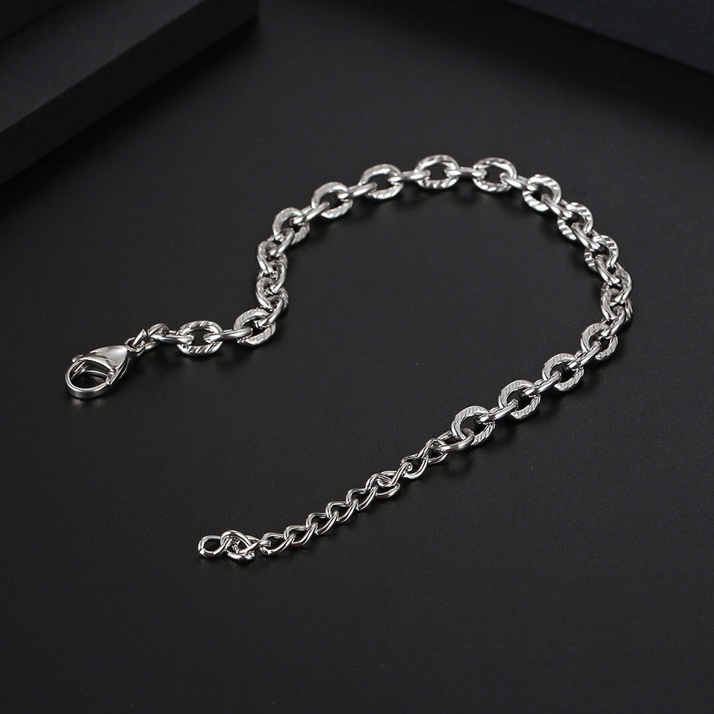 Men's Stainless Steel Chain Bracelet