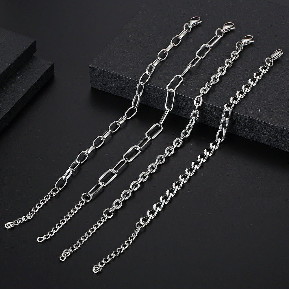 Men's Stainless Steel Chain Bracelet