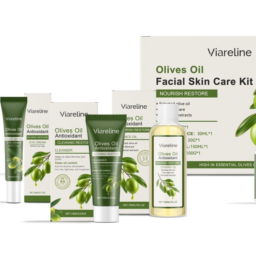 Viareline Olive Oil Facial Skincare Set