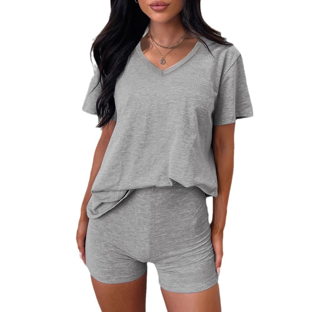 European And American V-neck Casual  Suit